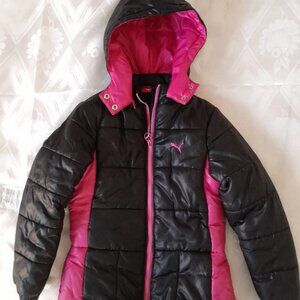 Puma girl's winter jacket, puffer